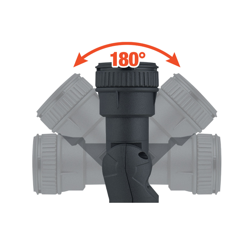 Inspection Torch 180° With Adjustable 400 Lumen Flood & 250 Lumen Spot Beam