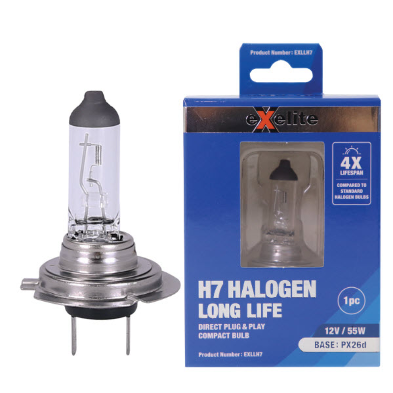 Halogen Long Life Globe - H7 12V 55W