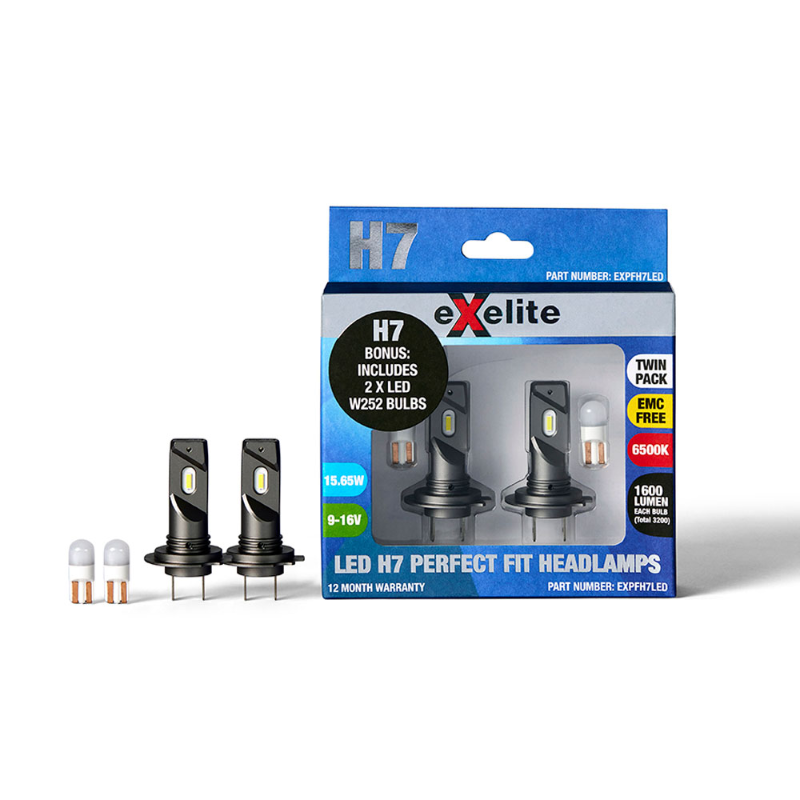 Exelite Perfect Fit H7 LED Globes (2 Pack)