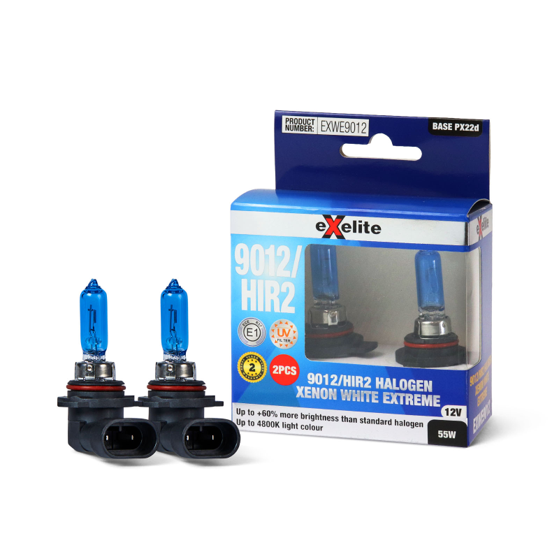 Halogen HIR2 12V 55W Xenon White Extreme Globes (2 Pack)