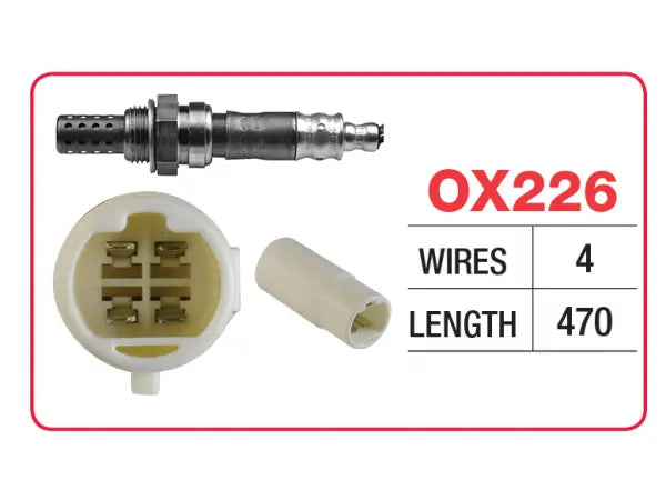 Goss Oxygen Sensor - Hyundai Four Wire- - OX226