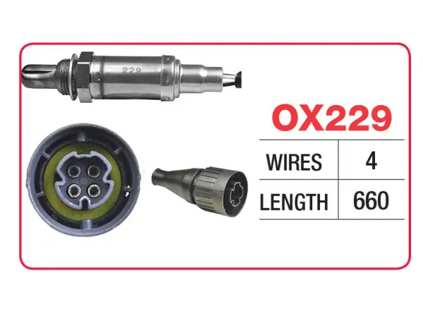 Goss Oxygen Sensor - BMW Four Wire-Dire - OX229