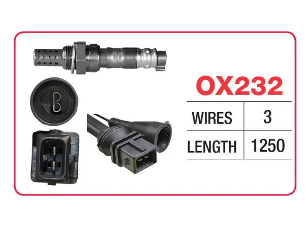 Goss Oxygen Sensor - Audi,Saab,Volvo 3 - OX232