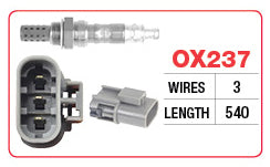 Goss Oxygen Sensor - Nissan Three Wire - OX237