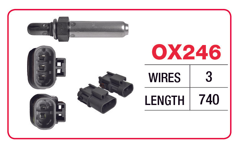 Goss Oxygen Sensor - Nissan 3 Wire Tita - OX246