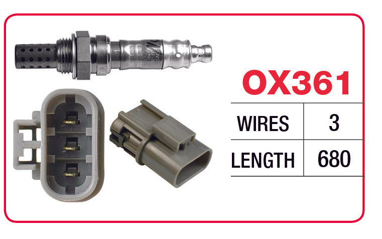 Goss Oxygen Sensor - Nissan 3 Wire - Di - OX361