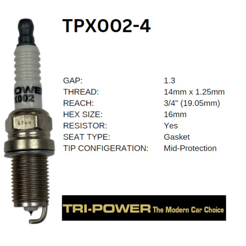 Tri-Power Iridium Spark Plug - TPX002 Suits BA Falcon, Jaguar
