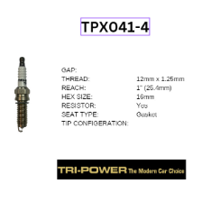 Tri-Power Iridium Spark Plug - TPX041 Suit Honda Civic