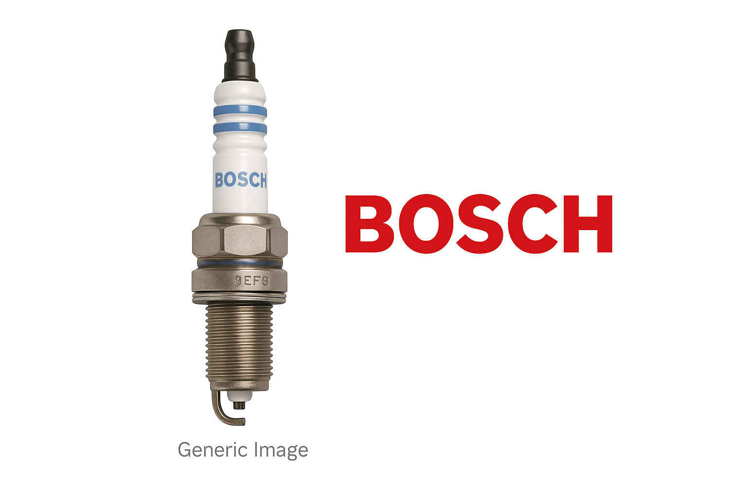 add Bosch logo. make Generic Image text smaller