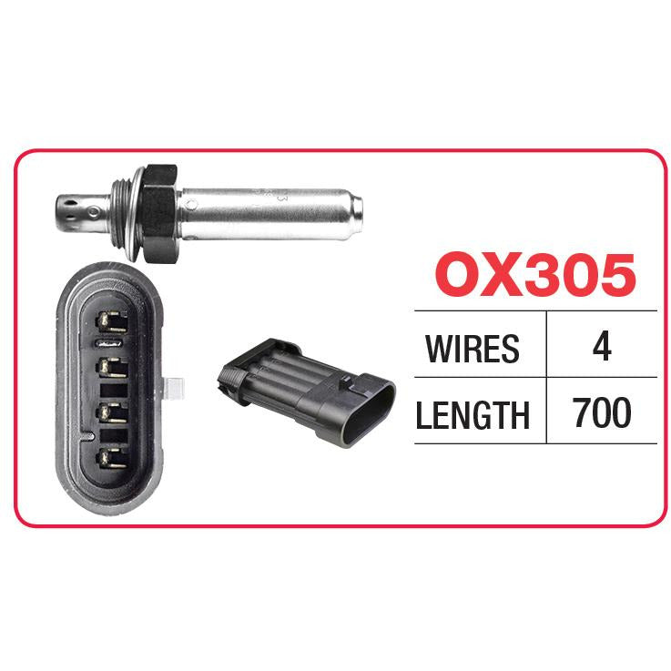 Goss Oxygen Sensor - 4 Wire - Holden - OX305