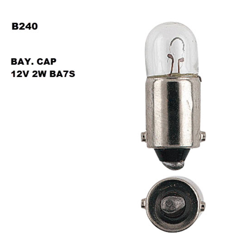 Bayonet Globe Ba7S - 12V 2W (10 Pack)
