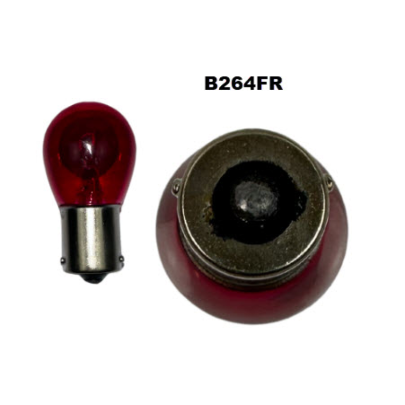 Bayonet Globe Bau15S - 12V 21W Red (10 Pack)
