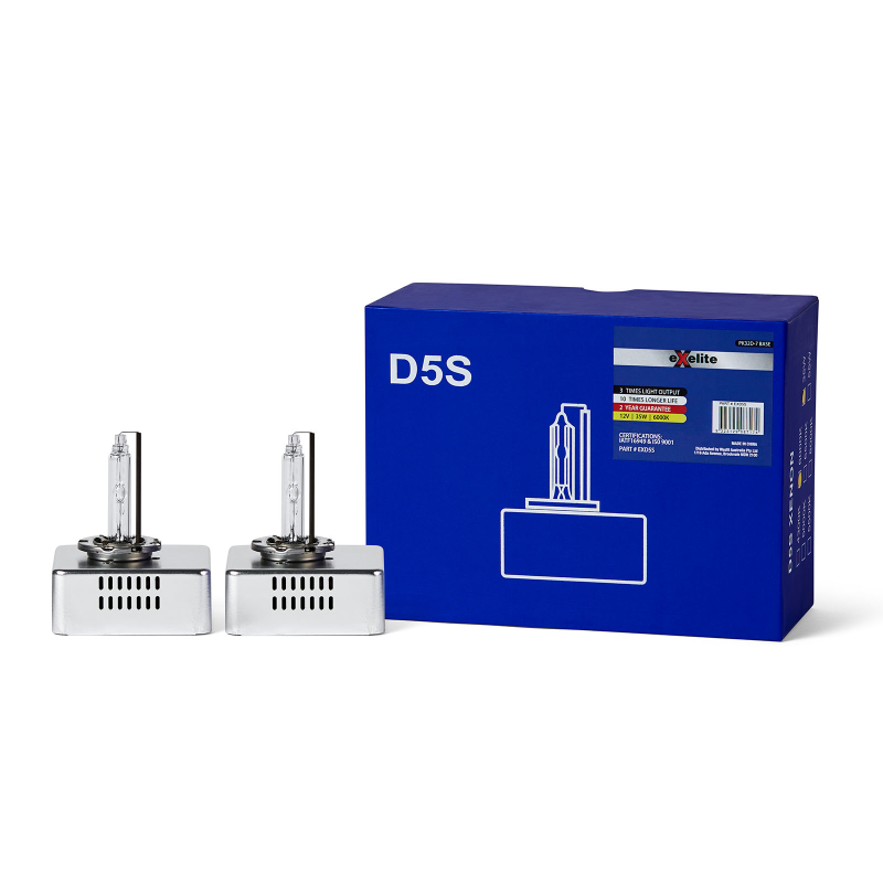 D5S HID 25W PK32D-7 Xenon Globe 6000K (2 Pack)