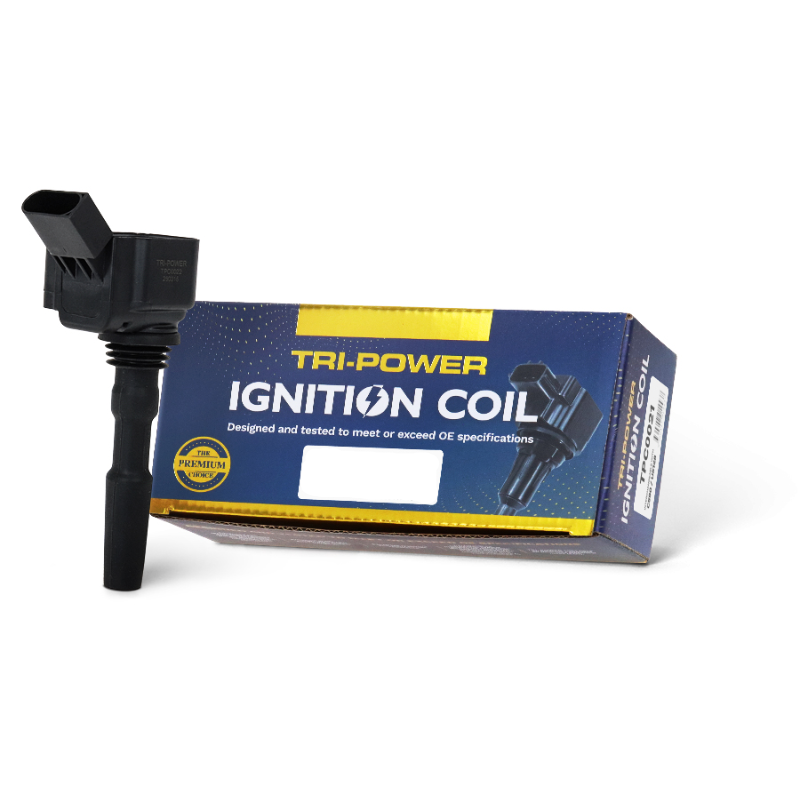 Tri-Power Ignition Coil Kit [Suit Audi A1, A3, A4, Q2, Q3, Skoda Fabia, Kodiaq, Octavia, Rapid, Yeti, VW Caddy, Golf, Polo, T-Cross, Tiguan, Up!]  (4 Pack, TPC0022)