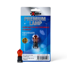 Premium Incandescent Globe - PWY24W 13.5V 24W WP3.3X14.5-4 (Amber)