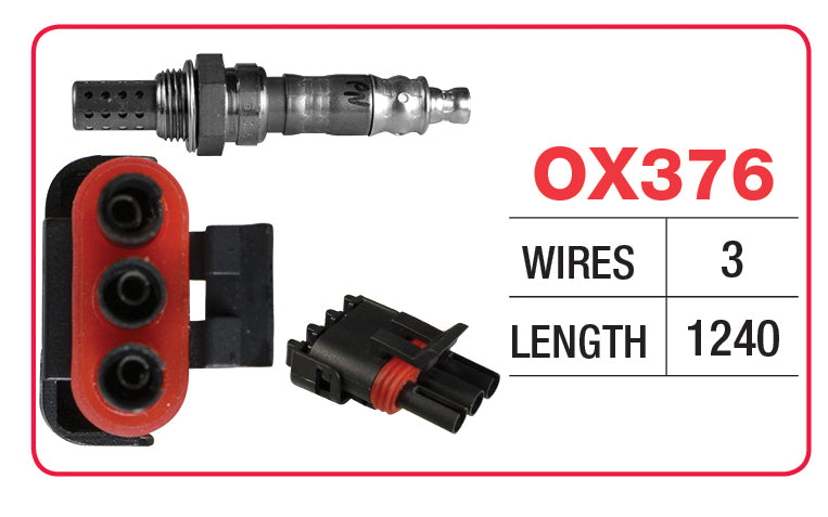 Goss Oxygen Sensor - Gmh 3 Wire - Direc - OX376