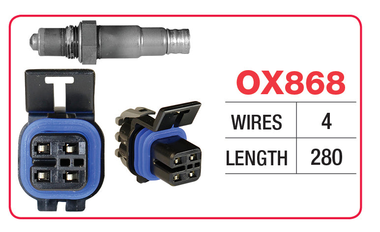 Oxygen Sensor - 4 Wire - OX868 [Suit Holden Commodore VF, VF]