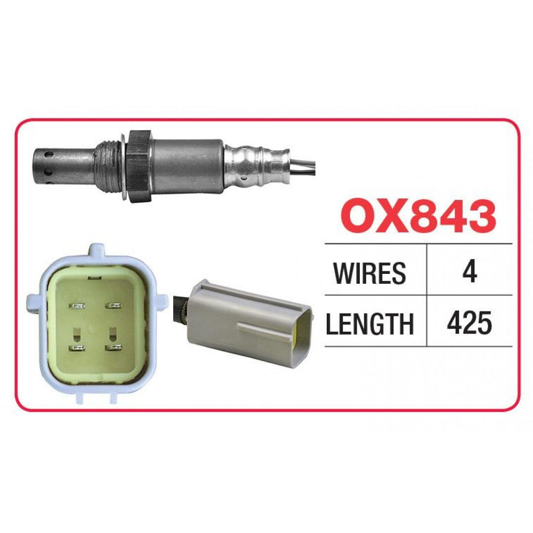 Goss Oxygen Sensor - 4 Wire - Nissan, Renault - OX843