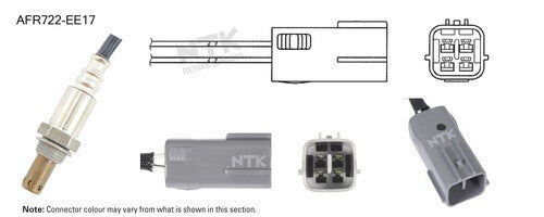 NTK Oxygen Sensor - AFR722-EE17