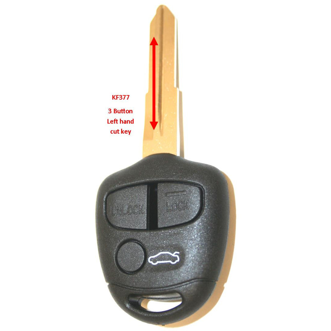 MAP Remote Shell & Key - [Suit 3 Button] - KF377