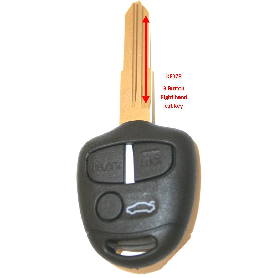 MAP Remote Shell & Key - [Suit 3 Button] - KF378