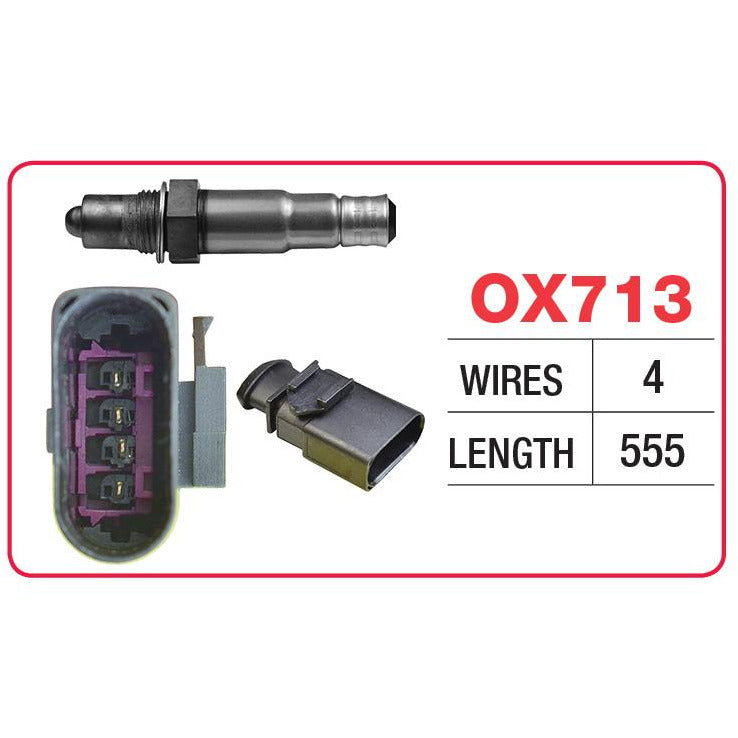 Goss Oxygen Sensor - 4 Wire - Audi, Porsche, Skoda, Volkswagen - OX713