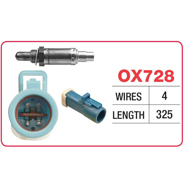Goss Oxygen Sensor - 4 Wire - Ford, Jaguar, Mazda - OX728