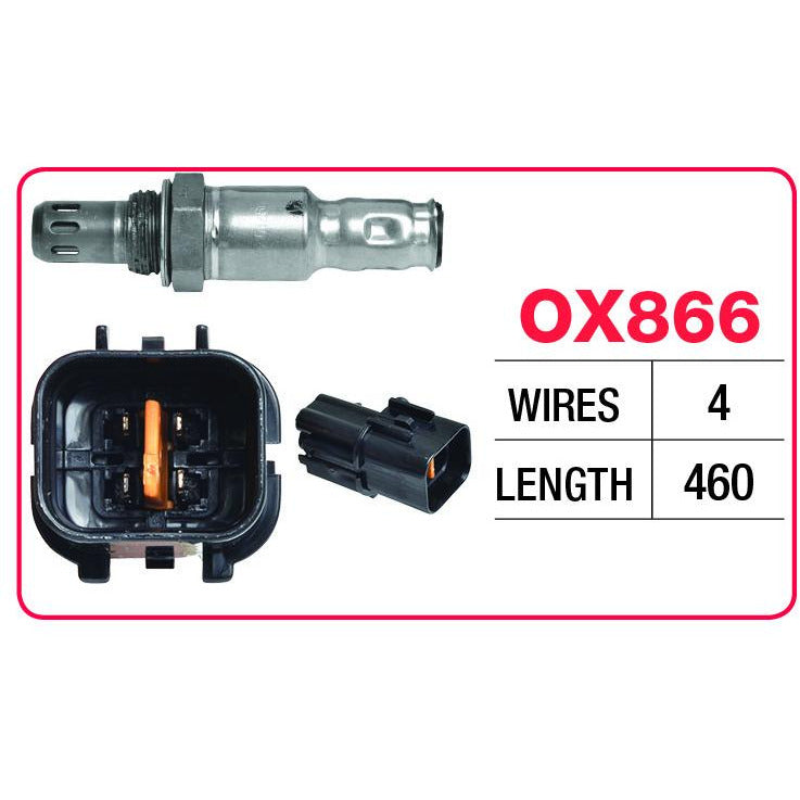 Goss Oxygen Sensor - 4 Wire - Hyundai - OX866