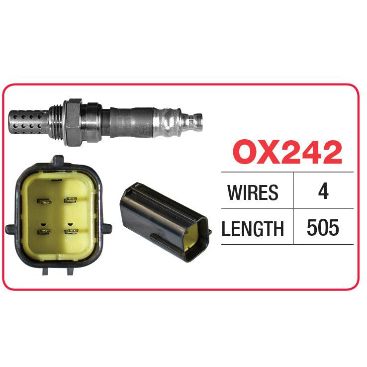 Goss Oxygen Sensor - 4 Wire - Daewoo, Ford, Holden - OX242