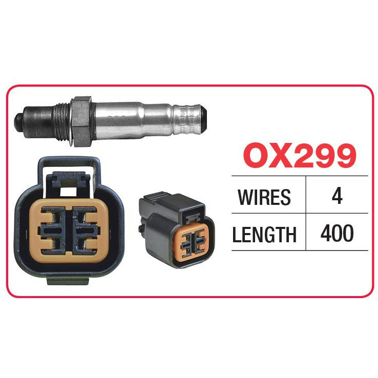 Goss Oxygen Sensor - 4 Wire - Hyundai, Kia - OX299