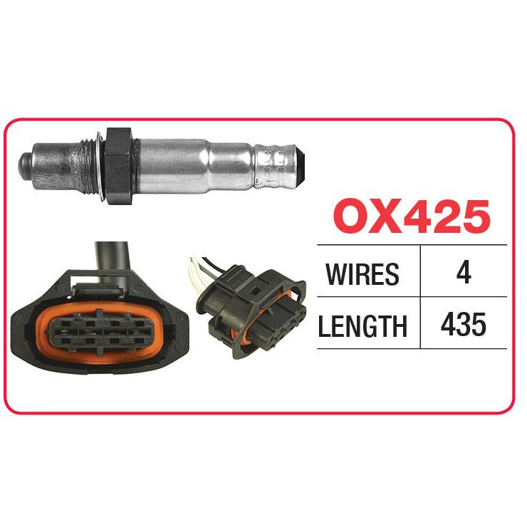 Goss Oxygen Sensor - 4 Wire - Holden, Opel, Saab - OX425