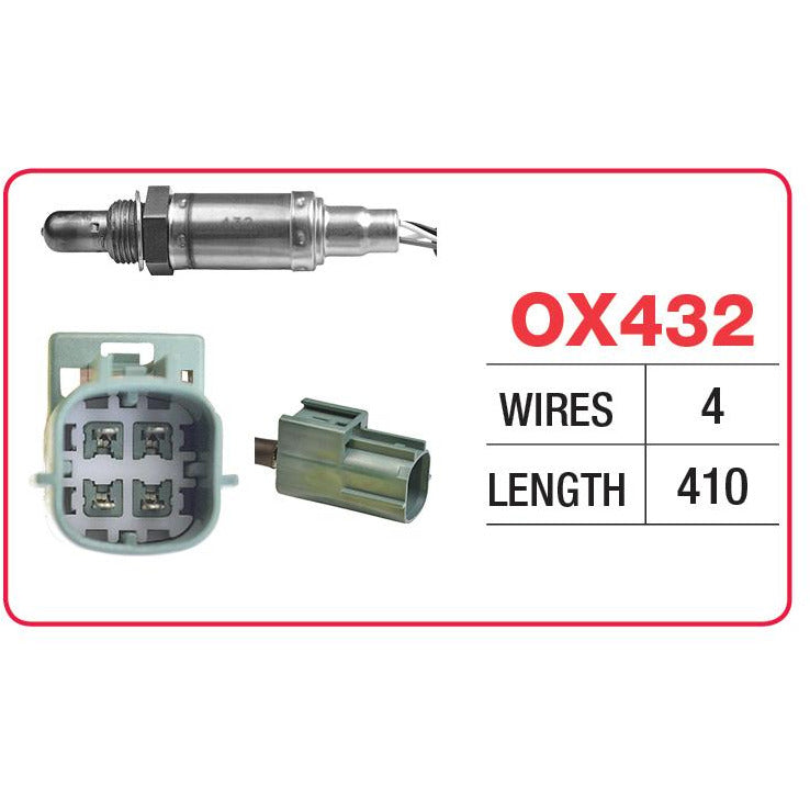 Goss Oxygen Sensor - 4 Wire - Nissan - OX432