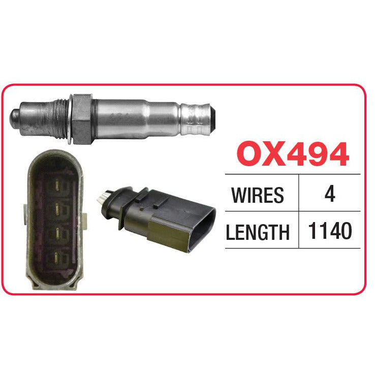 Goss Oxygen Sensor - 4 Wire - Audi, Skoda, Volkswagen - OX494