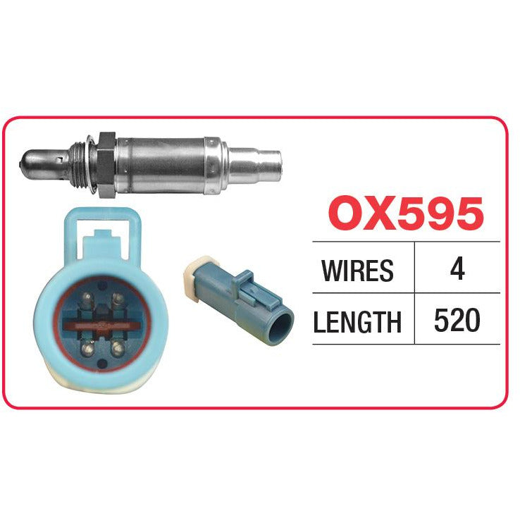 Goss Oxygen Sensor - 4 Wire - Ford, Mazda - OX595