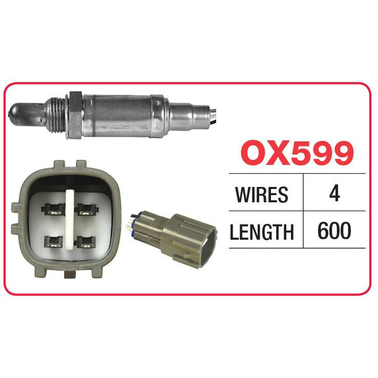 Goss Oxygen Sensor - 4 Wire - Toyota - OX599