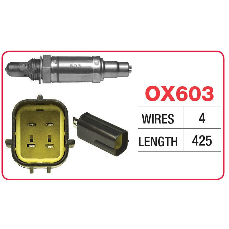 Goss Oxygen Sensor - 4 Wire - Holden, Kia - OX603