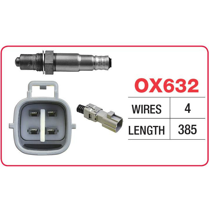 Goss Oxygen Sensor - 4 Wire - Lexus, Toyota - OX632