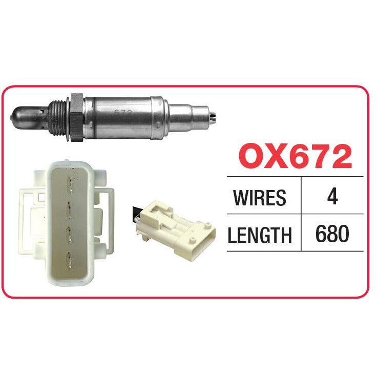Goss Oxygen Sensor - 4 Wire - Citroen, Mini, Peugeot - OX672