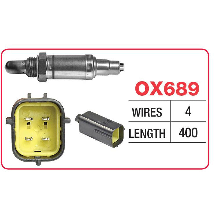 Goss Oxygen Sensor - 4 Wire - Holden, Mazda - OX689