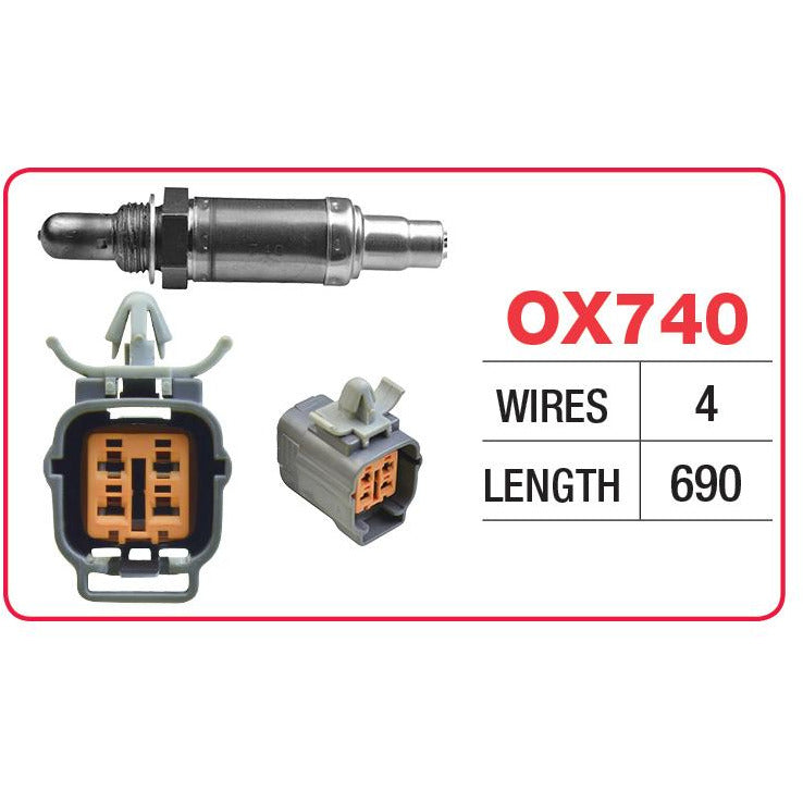 Goss Oxygen Sensor - 4 Wire - Mazda - OX740
