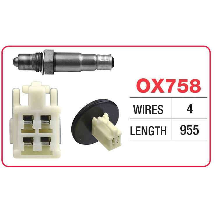 Goss Oxygen Sensor - 4 Wire - Toyota - OX758