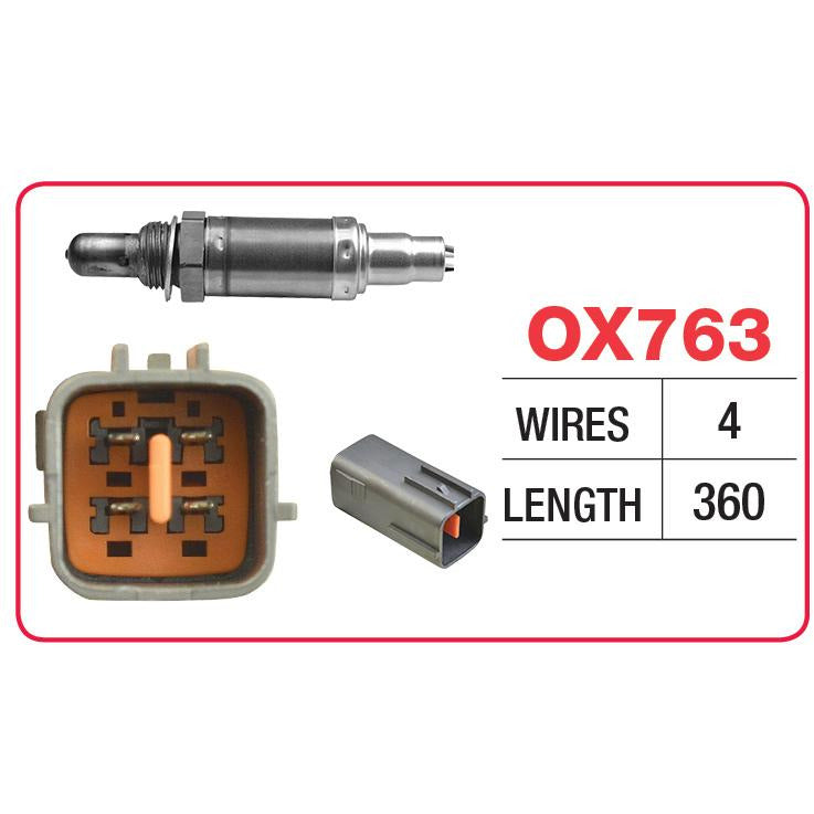 Goss Oxygen Sensor - 4 Wire - Mazda - OX763