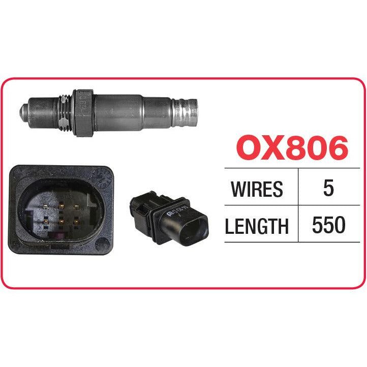 Goss Oxygen Sensor - 5 Wire - BMW, Dodge, Jeep, Mercedes Benz - OX806