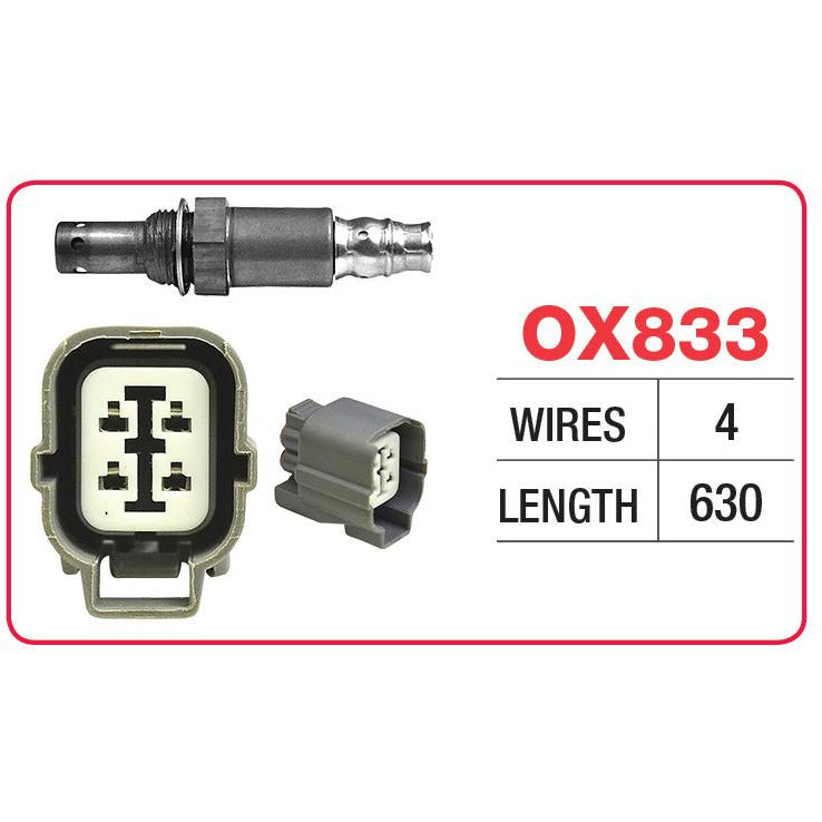 Goss Oxygen Sensor - 4 Wire - Honda - OX833