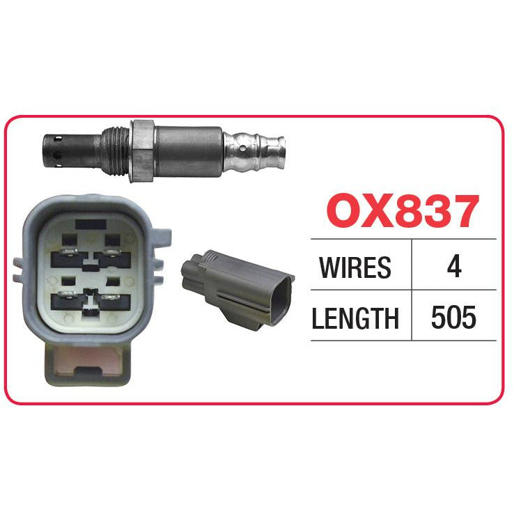 Goss Oxygen Sensor - 4 Wire - Land Rover, Volvo - OX837