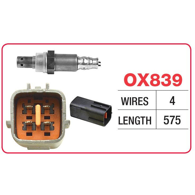 Goss Oxygen Sensor - 4 Wire - Mazda, Subaru - OX839