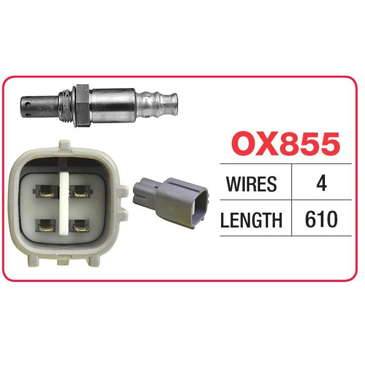 Goss Oxygen Sensor - 4 Wire - Toyota - OX855