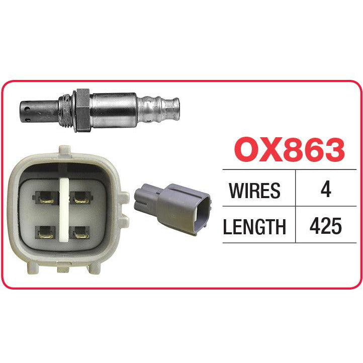 Goss Oxygen Sensor - 4 Wire - Lexus, Toyota - OX863