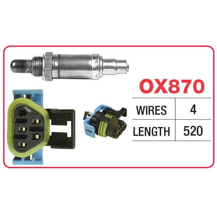 Goss Oxygen Sensor - 4 Wire - Holden - OX870