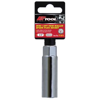 Spark Plug Socket - 3/8"14mm 12 Point, Mini Thin Wall